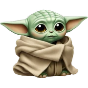 Baby baby yoda sticker