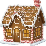 Gingerbread house sticker