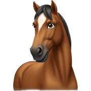 horse brown sticker