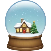Christmas snow globe  sticker