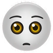 black circle single eye sticker