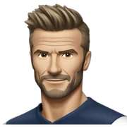 David beckham sticker