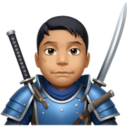 Samurai Defender sticker