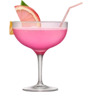 cocktail pink sticker