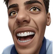 realistic portrait of boy sticker