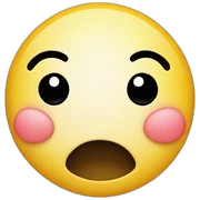 smiley face with acne sticker