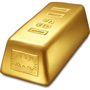 gold bar sticker