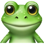 Cute frog  sticker