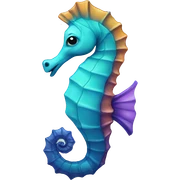seahorse sticker