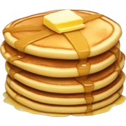 Pancake stack sticker