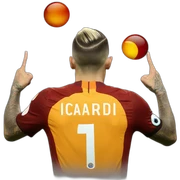 Mauro Icardi Galatasaray ear celebration sticker
