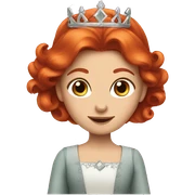 Redhead Princess  sticker