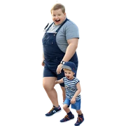 boys playing outdoors in shorts sticker