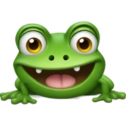 frog barfing sticker