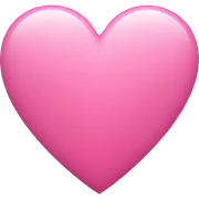 Pink heart sticker