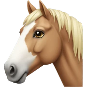 A horse sticker