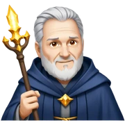 Stormcaller Wizard sticker