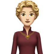 Cersei Lanister burgundy dress sticker