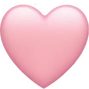 Light pink heart sticker