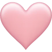 Light pink heart sticker