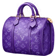 purple louis vuitton logo sticker