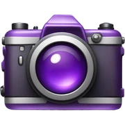 Violet camera sticker