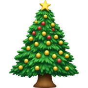 Christmas tree  sticker