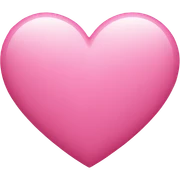 pink heart sticker