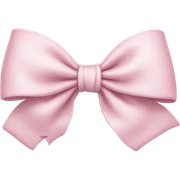 Light pink bow sticker