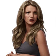 realistic portrait of girl sticker