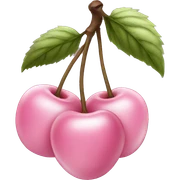 Light pink cherries  sticker