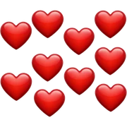 hearts sticker
