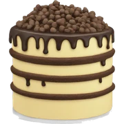 cake with chocolate chips  sticker