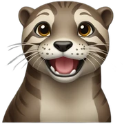 Loutre tigre sticker