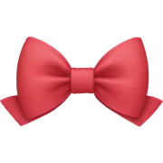 Bow sticker