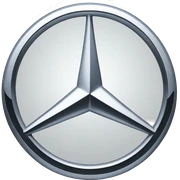 Mercedes logo sticker