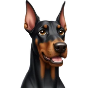 Doberman  sticker