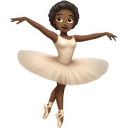 Ballet dancer sticker