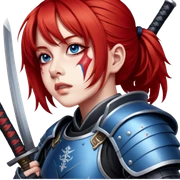 Battle-Ready Samurai sticker