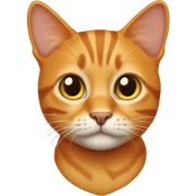 Orange tabby sticker