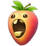 trippy fruit sticker