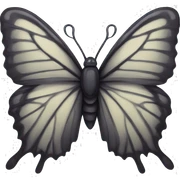 gothic butterfly  sticker
