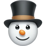 Snowman sticker
