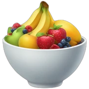 Bowl of fruit sticker
