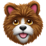 Heart with furr texture sticker