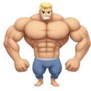 muscle sticker
