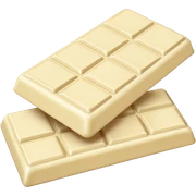 white chocolate sticker