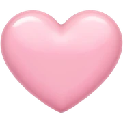 Pastel pink heart  sticker