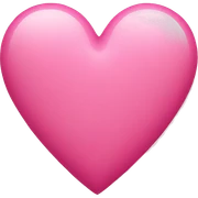 Pink heart sticker