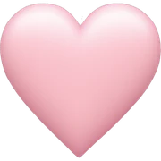 Pastel pink heart  sticker